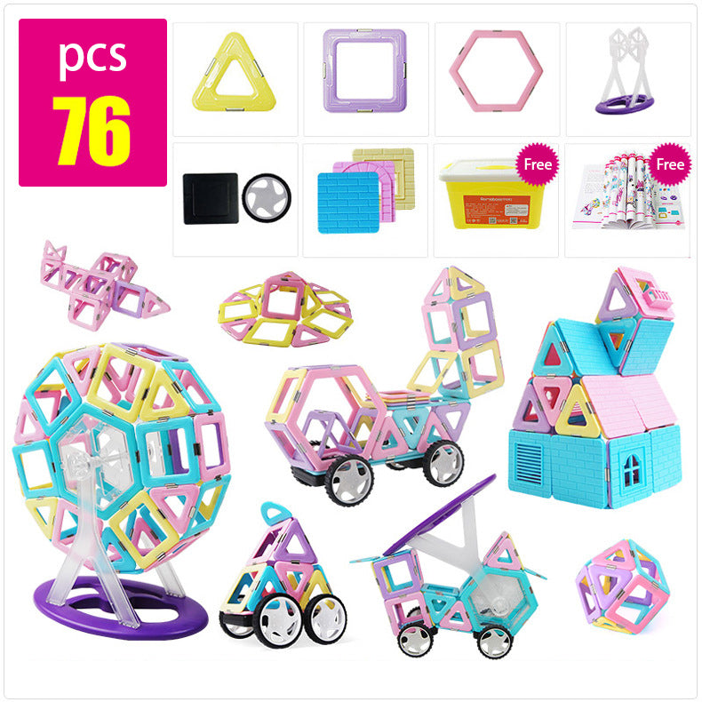 Magnetic Building Blocks – Creative STEM Toy Set for Kids