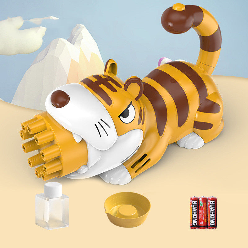 Cute Animal Bubble Blower Toy – Automatic Bubble Machine for Kids