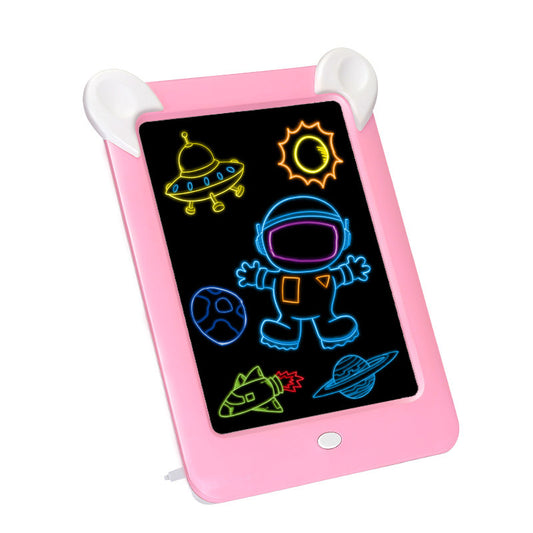 Glow Drawing Pad for Kids – Reusable Light Art Board Toy