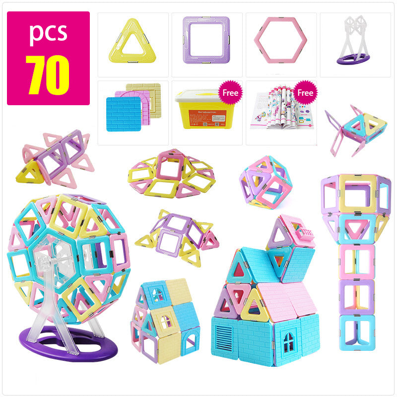 Magnetic Building Blocks – Creative STEM Toy Set for Kids