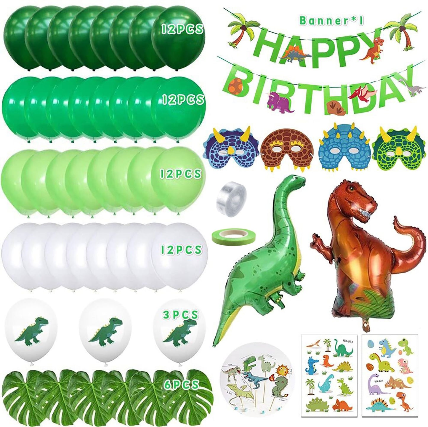 Green Balloon Arch Decoration Kit – Party Balloon Garland Set
