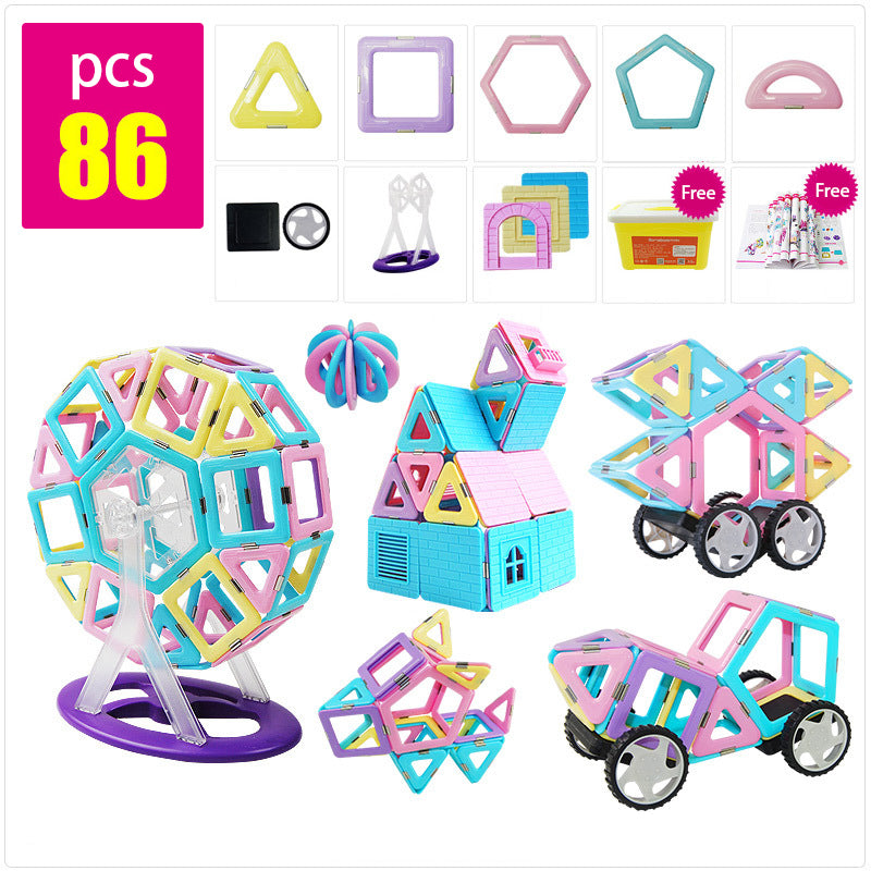 Magnetic Building Blocks – Creative STEM Toy Set for Kids
