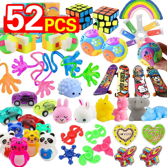 52 PCS Kids Party Favors Toy Set – Party Bag Fillers & Pinata Toys