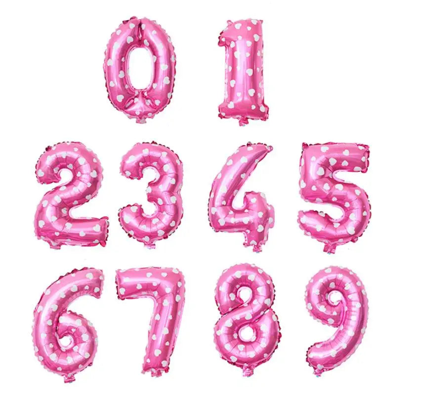Number Birthday Balloon – Large Foil Number Balloon (16" / 32")