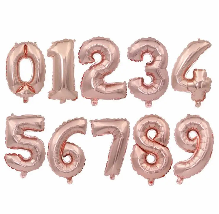 Number Birthday Balloon – Large Foil Number Balloon (16" / 32")