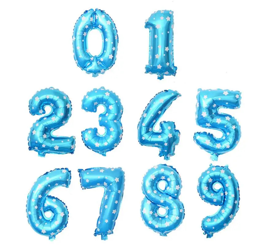 Number Birthday Balloon – Large Foil Number Balloon (16" / 32")