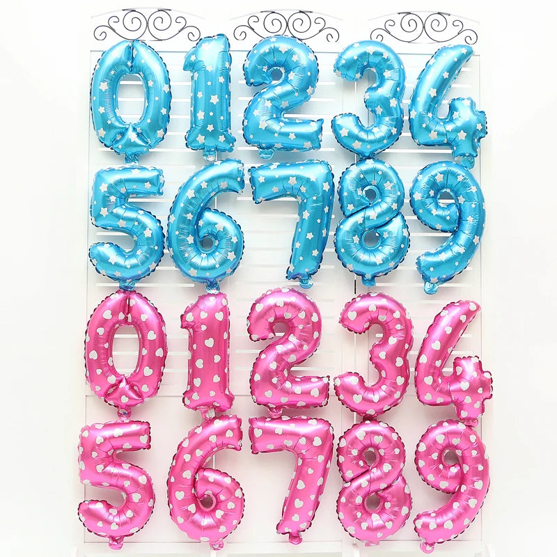 Number Birthday Balloon – Large Foil Number Balloon (16" / 32")