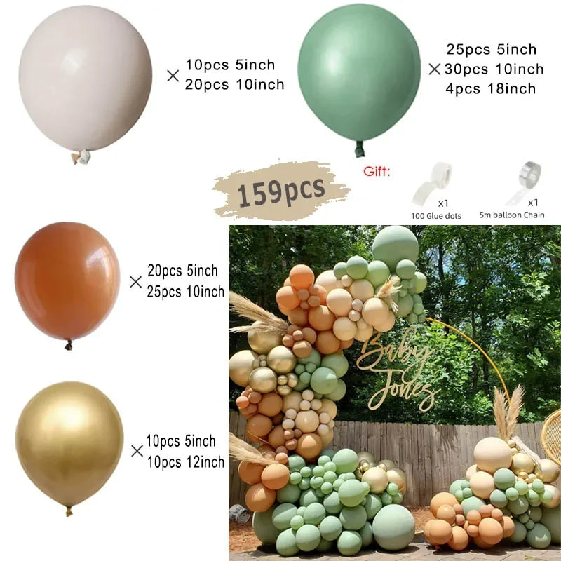 Jungle Safari Balloon Arch Kit – Animal Birthday Party Decoration Garland