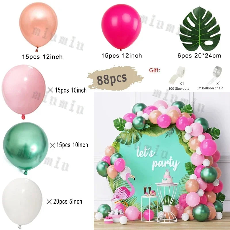Jungle Safari Balloon Arch Kit – Animal Birthday Party Decoration Garland