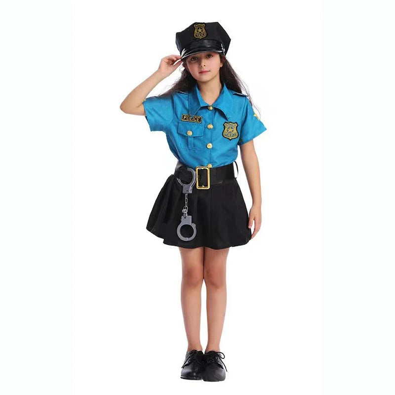 Kids Police Officer Costume – Police Role Play Outfit for Boys & Girls
