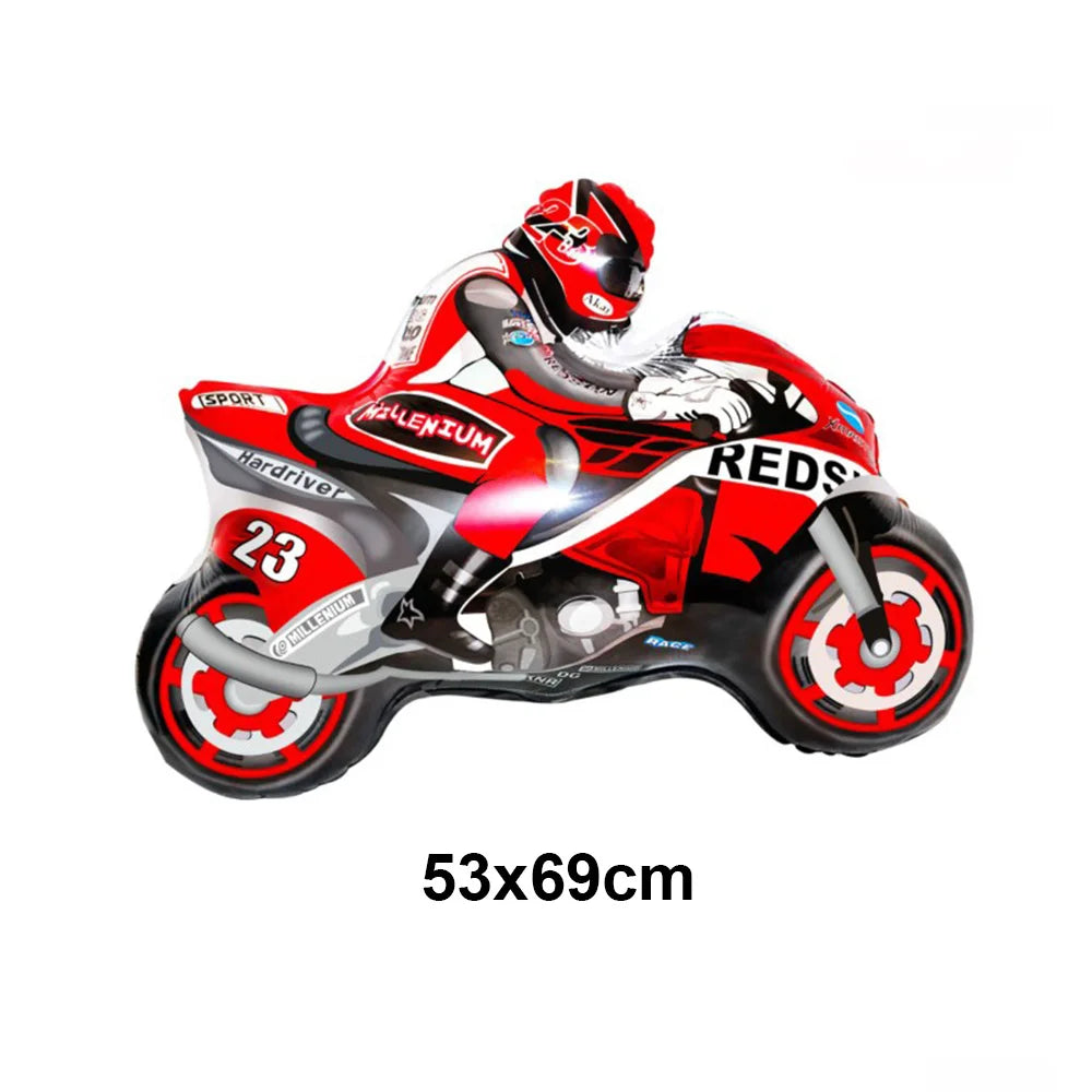 Dirt Bike Birthday Party Decoration Set – Banner, Plates, Cups & Balloons