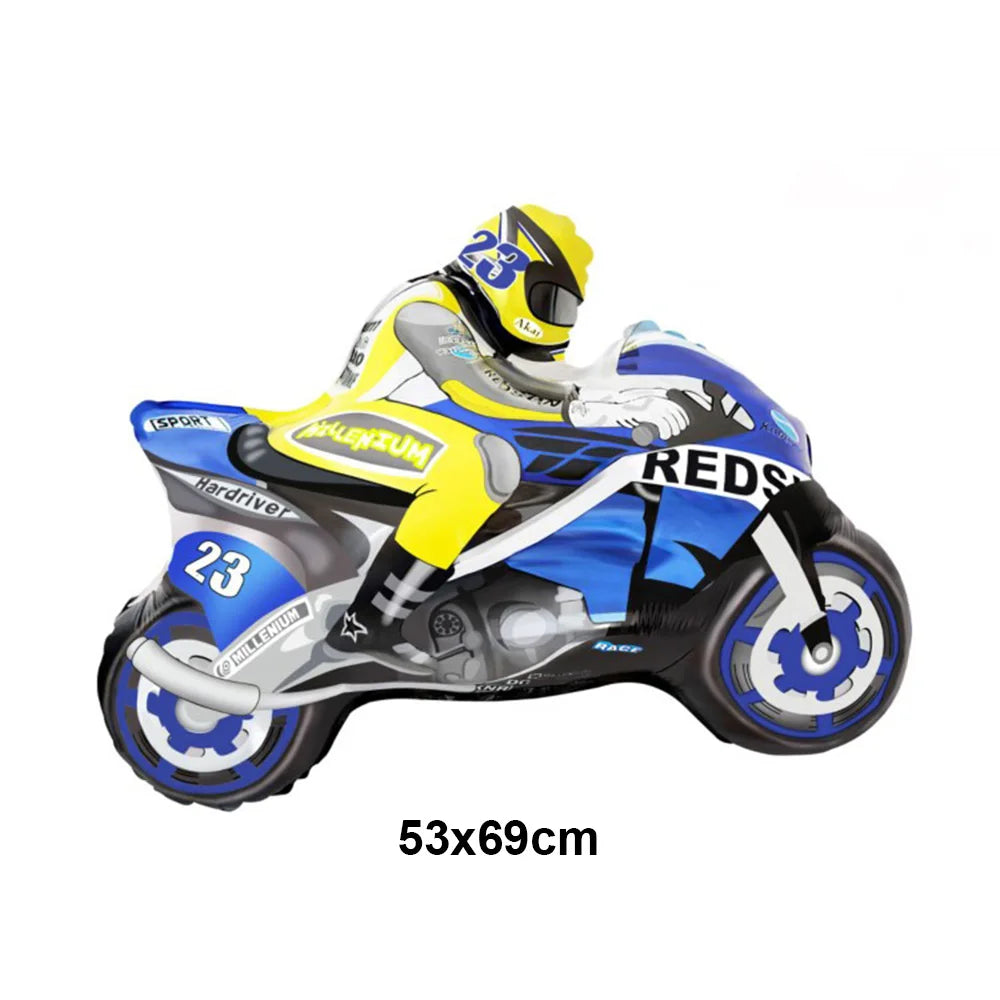 Dirt Bike Birthday Party Decoration Set – Banner, Plates, Cups & Balloons