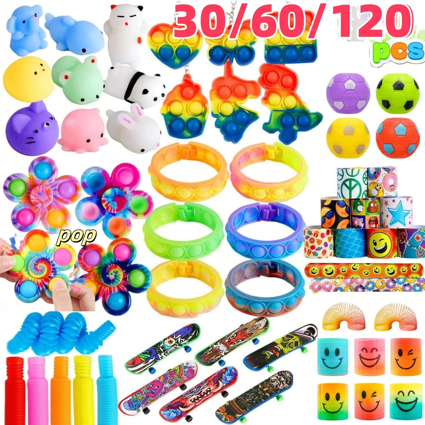 Fidget Toy Party Bag Fillers – Kids Birthday Party Favor Bundle