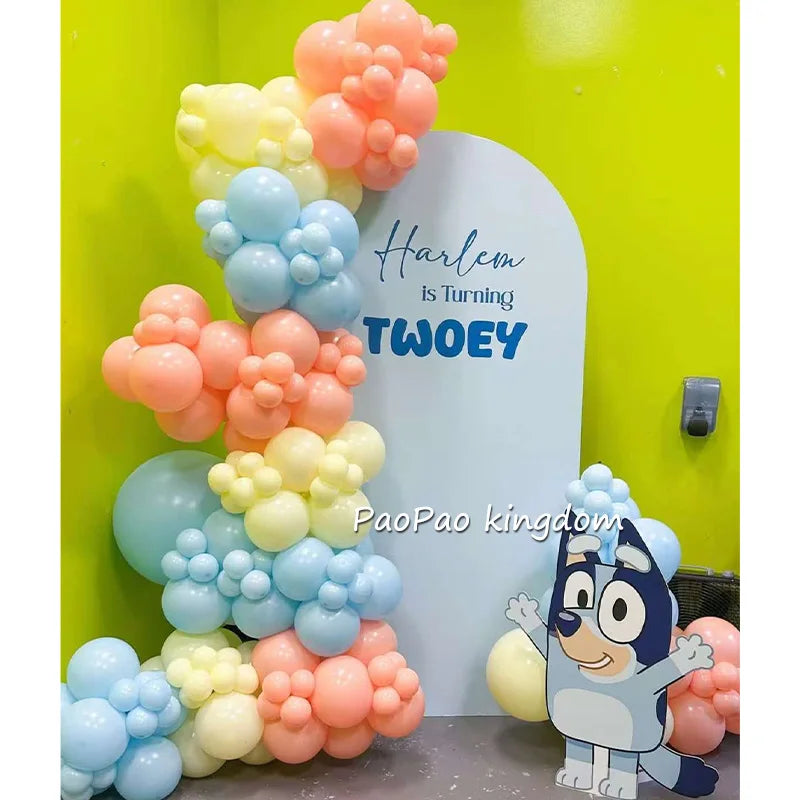 Blue Cartoon Dog Balloon Arch Kit – Kids Birthday Party Decoration Set