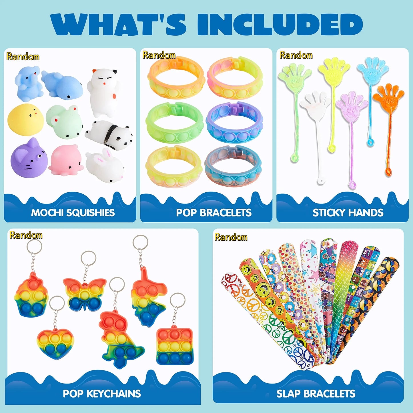 Fidget Toy Party Bag Fillers – Kids Birthday Party Favor Bundle