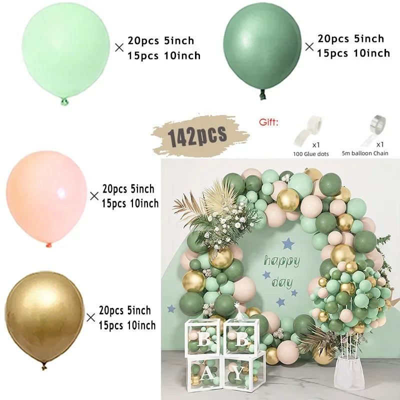 Jungle Safari Balloon Arch Kit – Animal Birthday Party Decoration Garland