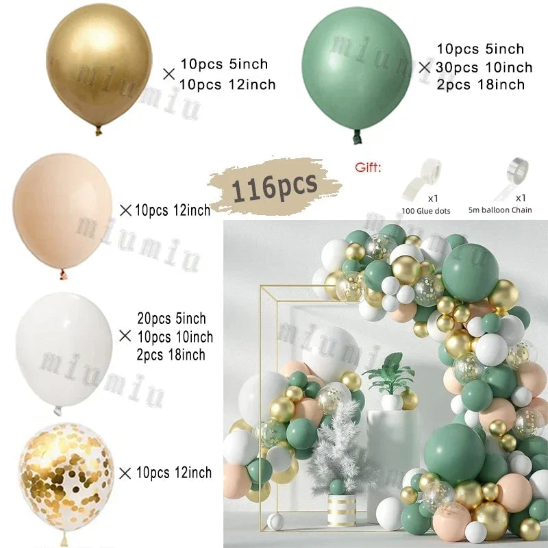 Jungle Safari Balloon Arch Kit – Animal Birthday Party Decoration Garland