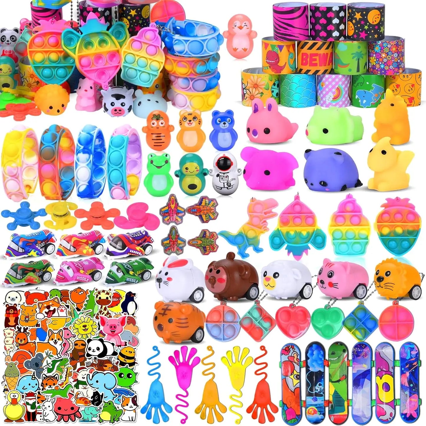 Party Bag Toy Bundle – 60 / 120 Pcs Kids Party Favor Set
