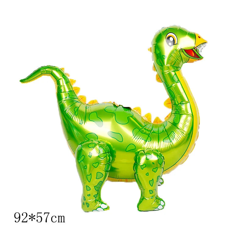 Dinosaur Birthday Party Decoration Set – Plates, Cups, Balloons & Banner Kit (61pcs)