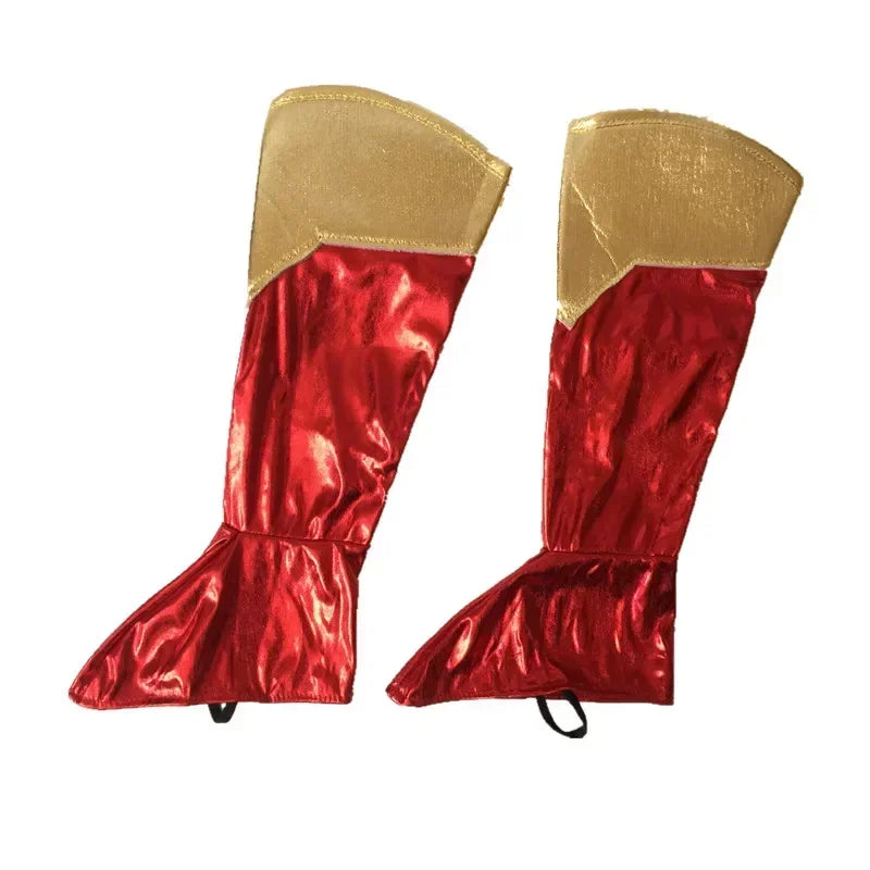 Girls Superhero Costume with Cape – Kids Fancy Dress Party Outfit