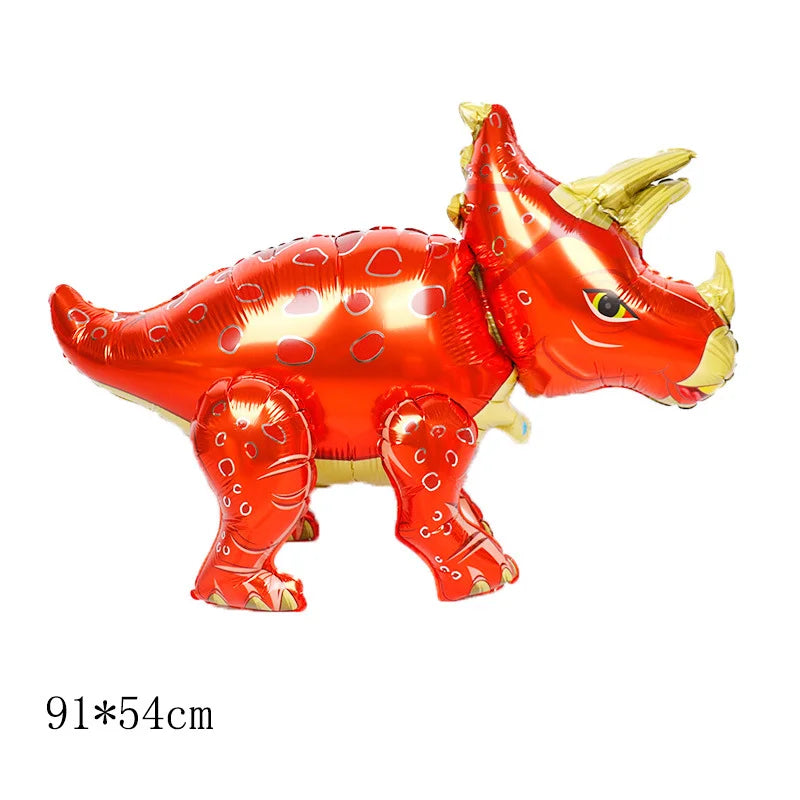 Dinosaur Birthday Party Decoration Set – Plates, Cups, Balloons & Banner Kit (61pcs)