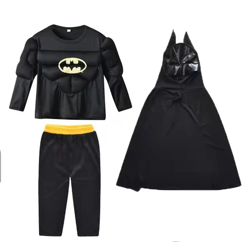 Kids Spider Superhero Costume – Muscle Suit Dress Up Set