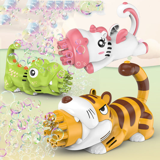 Cute Animal Bubble Blower Toy – Automatic Bubble Machine for Kids